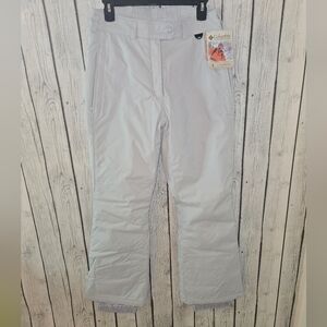 NWT Columbia Vertex Women’s Hi-Ja Snow Ski Pants M Regular Moonstone Gray